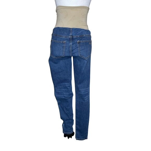 Jessica Simpson 2 pcs Maternity Secret Belly Fit Skinny Leg Jeggings Dark Wash M - Picture 5 of 13